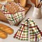 Urban Villa Fall Kitchen Towels Harvest Checks Print Dish Towels Set of 6 20"X30” 100% Cotton Highly Absorbent Quick Drying Dish Cloths & Dish Towels Thanks Giving Tea Towels with hanging loop Towels